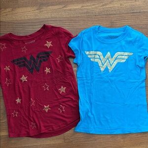 Wonder Woman Graphic T-Shirts - Red and Blue